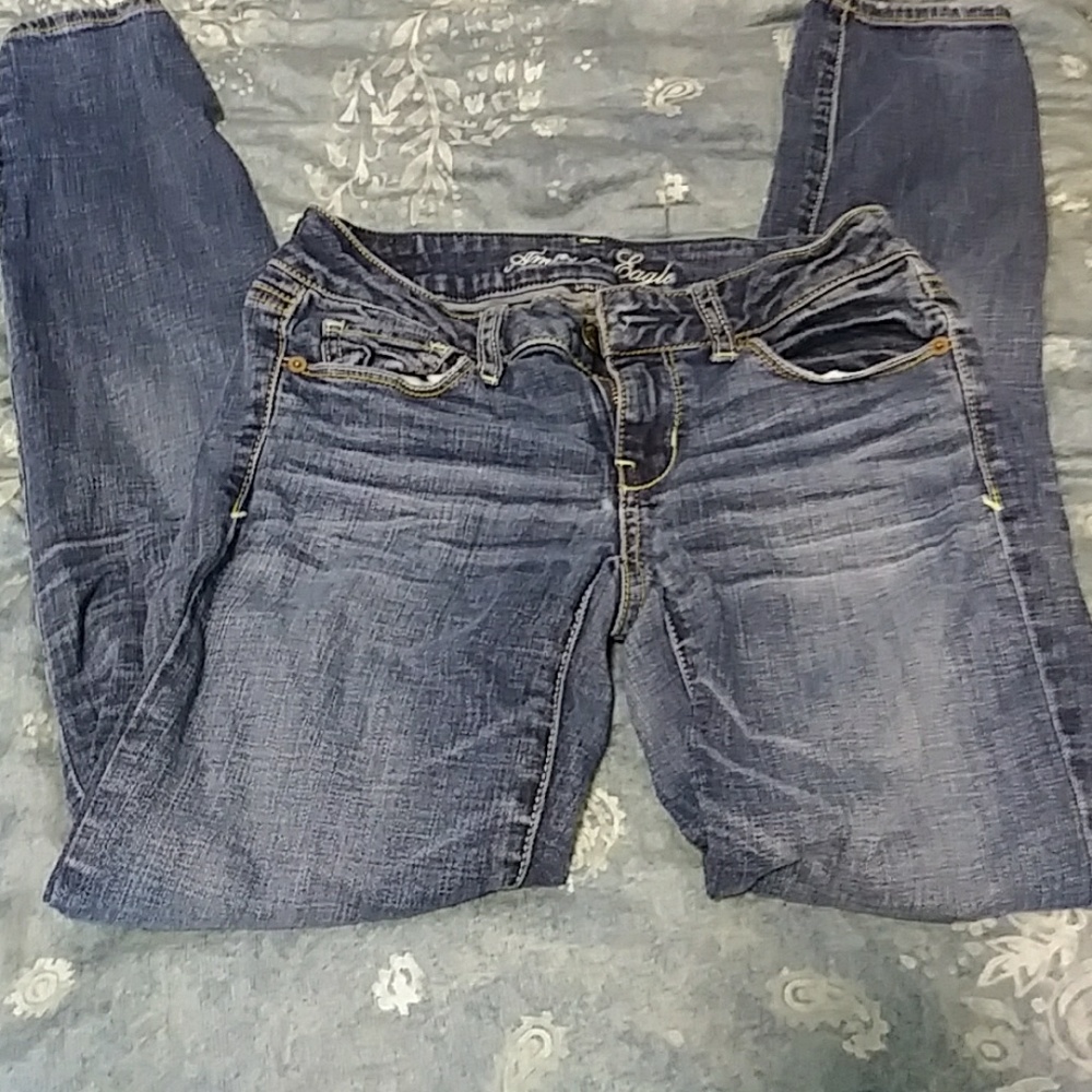American Eagle Stretch Skinny Jeans 2 SHORT